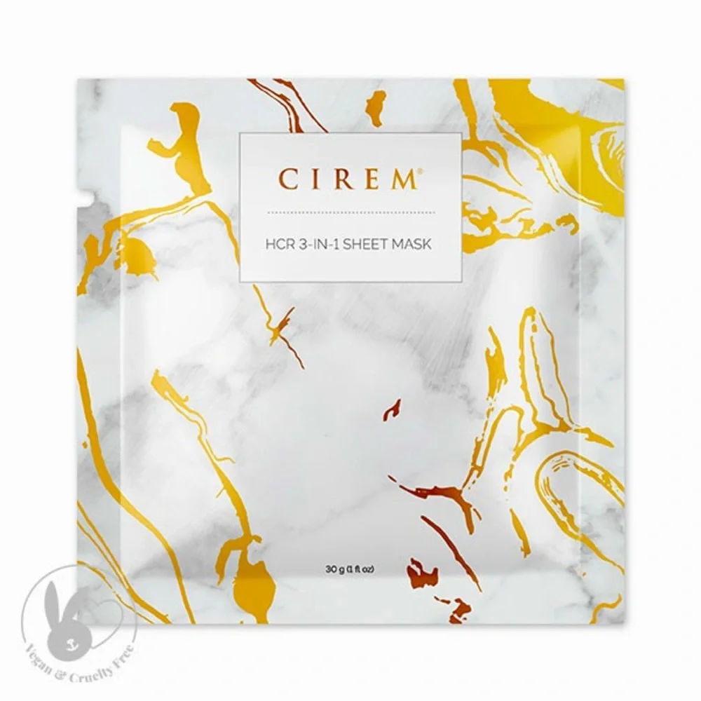 CIREM HCR 3-in-1 Sheet Mask Luxury Gold Skincare Face Mask ✨$799 MSRP✨